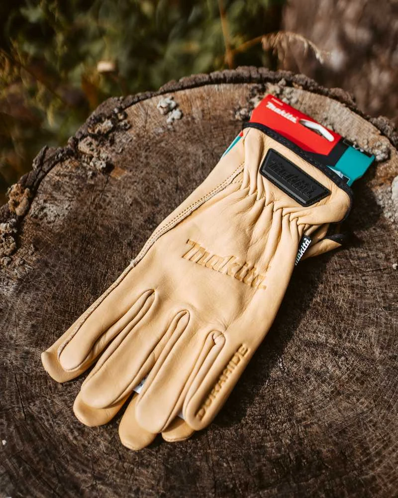 Makita Odinės darbo pirštinės XL P-84648