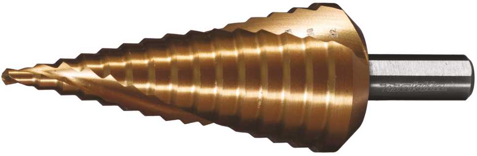 Makita PAKOPINIS GRĄŽTAS SKARDAI (SPIRALINIS) TIN 4-32mm, ilgis 102/80mm, 10mm D-40191