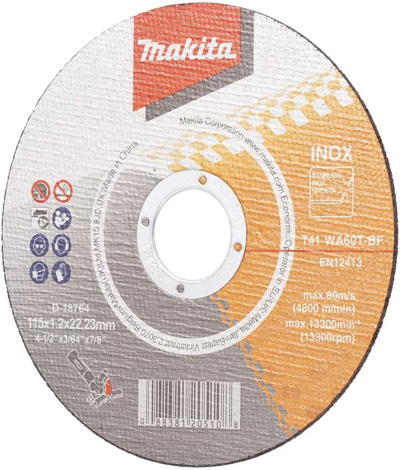 Makita Pjovimo diskas 115 X 1,2 WA60T RST/ Metalui D-18764