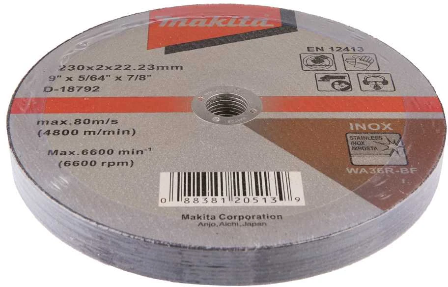 Makita Pjovimo diskas 230 X 2 WA36R RST/ Metalui D-18792