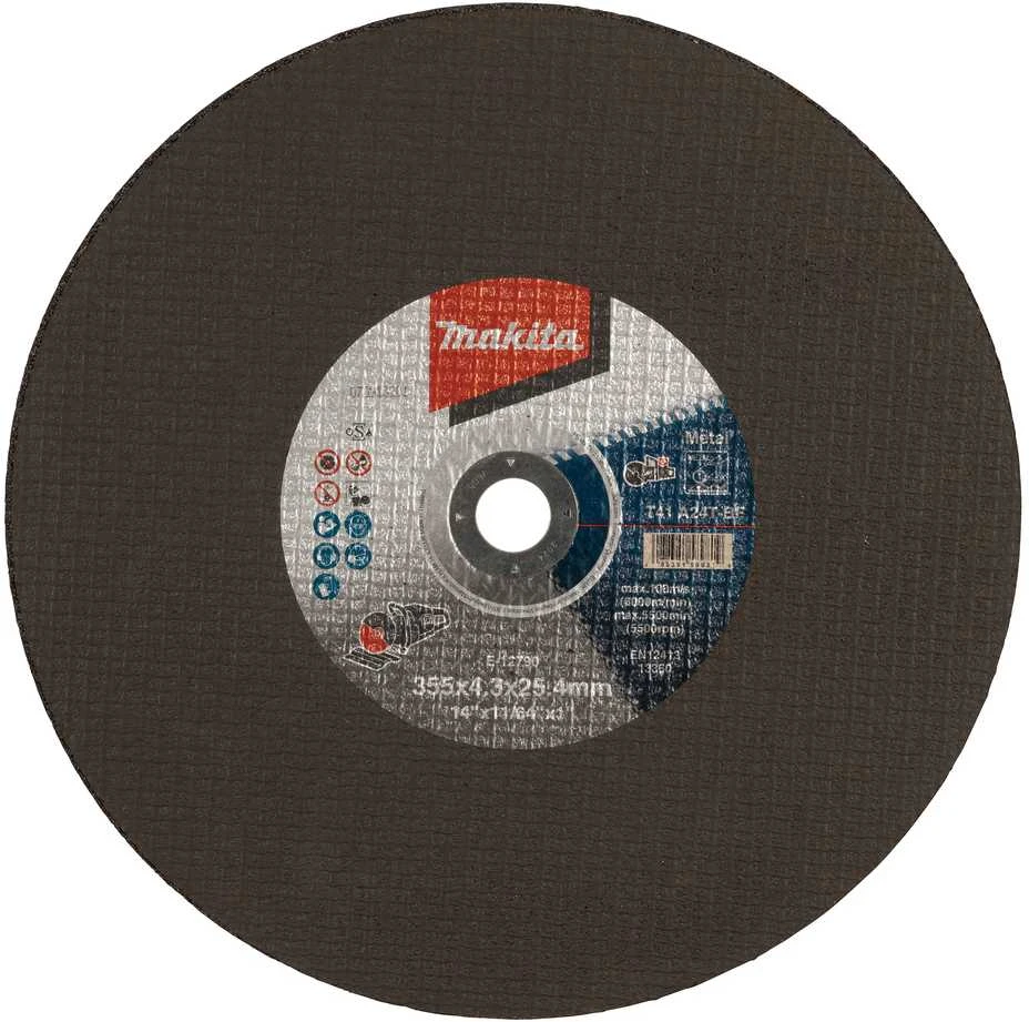 Makita Pjovimo diskas Metalui 355X4,3X25,4MM 5 vnt. (E) CE001G E-12790-5