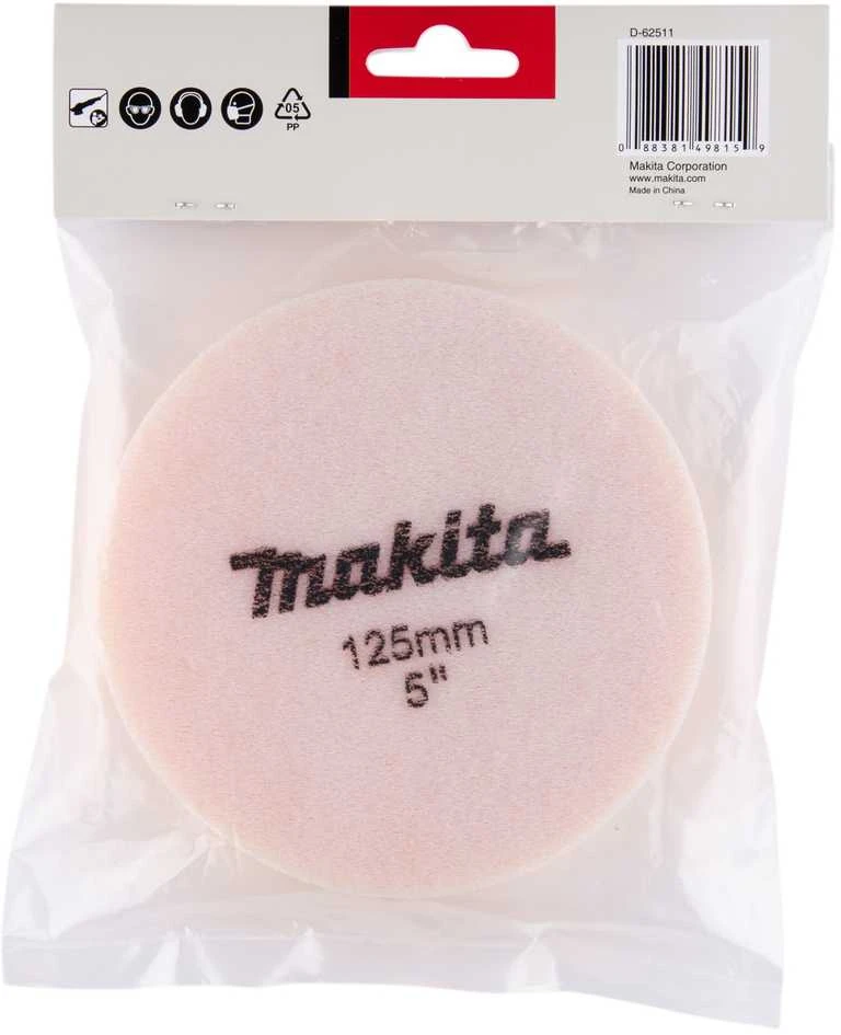Makita Poliravimo kempinė 125MM FLAT, ROUGH D-62511