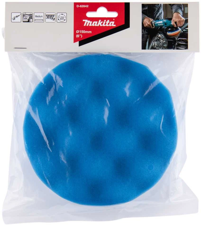 Makita Poliravimo kempinė 150MM WAVE, MEDIUM D-62642
