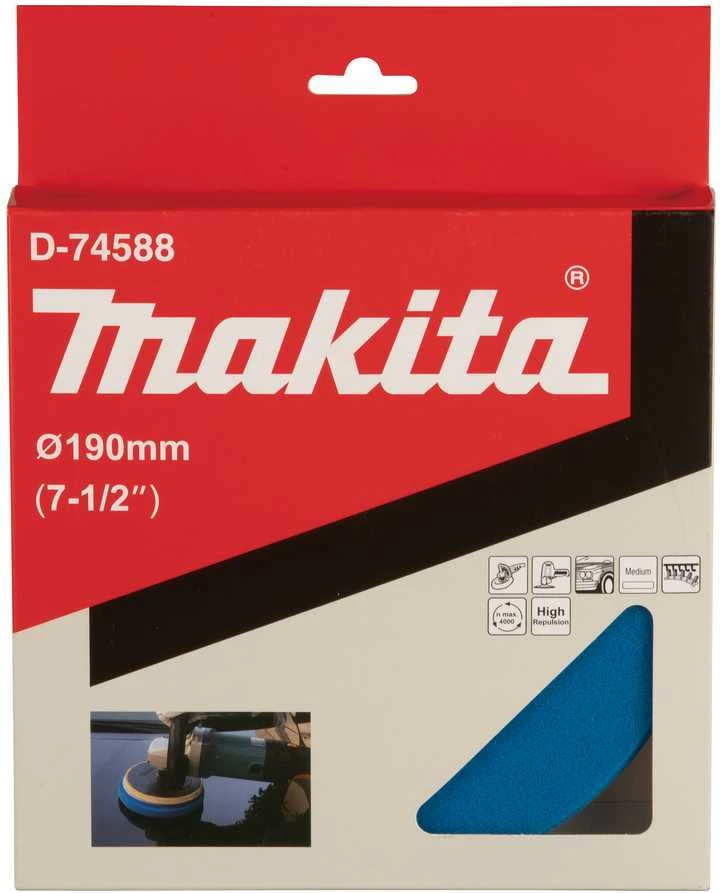 Makita Poliravimo kempinė (su vidutiniu spaudžiamoji jėga) Šiurkštus (kibus) 190mm D-74588