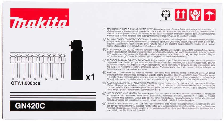 Makita PREMIUM VINYS (BETONUI) 3,1X17 1000PCS + DUJŲ BALIONĖLIS 196286-3 PREMIUM VINYS (BETONUI) 3,1X17 1000PCS + DUJŲ BALIONĖLIS