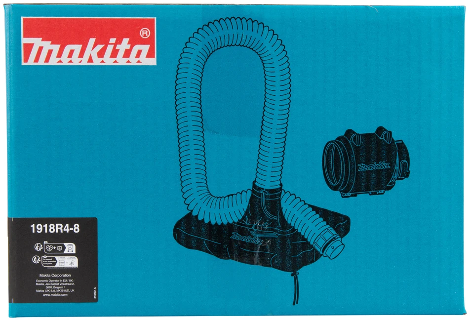 Makita Priedas lapų ir dulkių surinkimui, jungiamas prie pūstuvų-siurbliųl, UB003G / DUB363 1918R4-8 1918R4-8 Pūstuvų-siurblių UB003G / DUB363