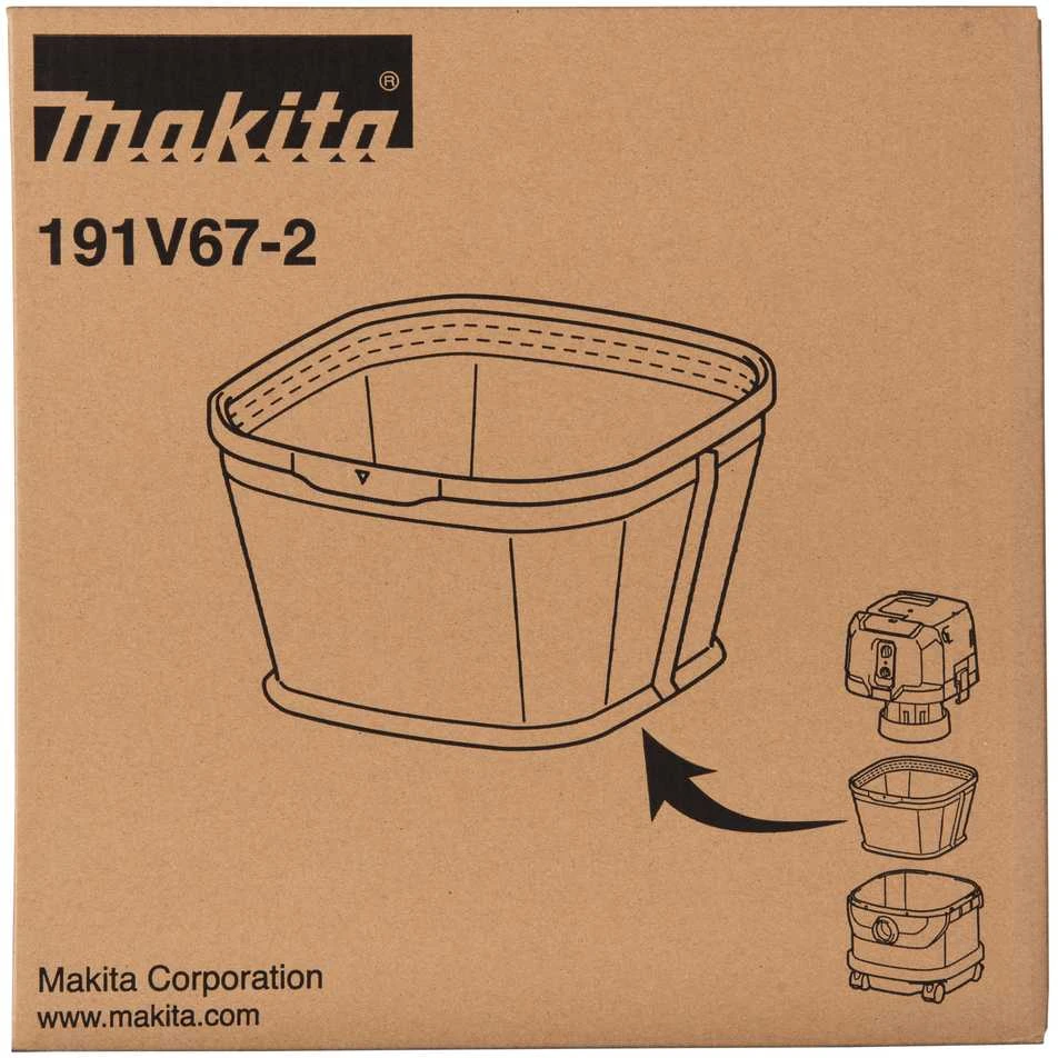 Makita Priešfiltris vandens susiurbimui, skirtas siurbliams, skirtiems šlapiam-sausam siurbimui: VC001G, VC003G. 191V67-2