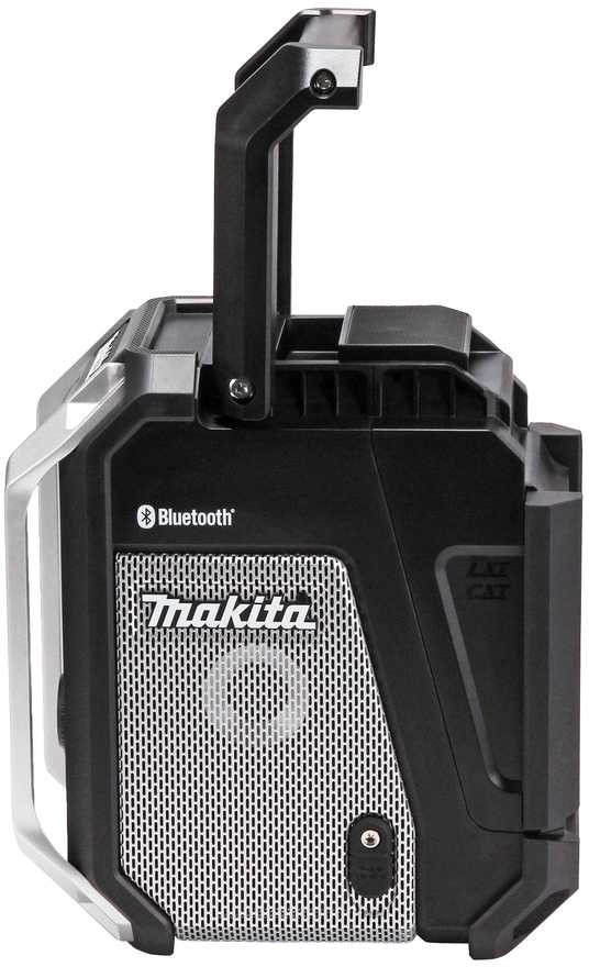 Radijas Makita DMR114B (su Bluetooth, USB, MP3 jungtimis, sub-woofer)
