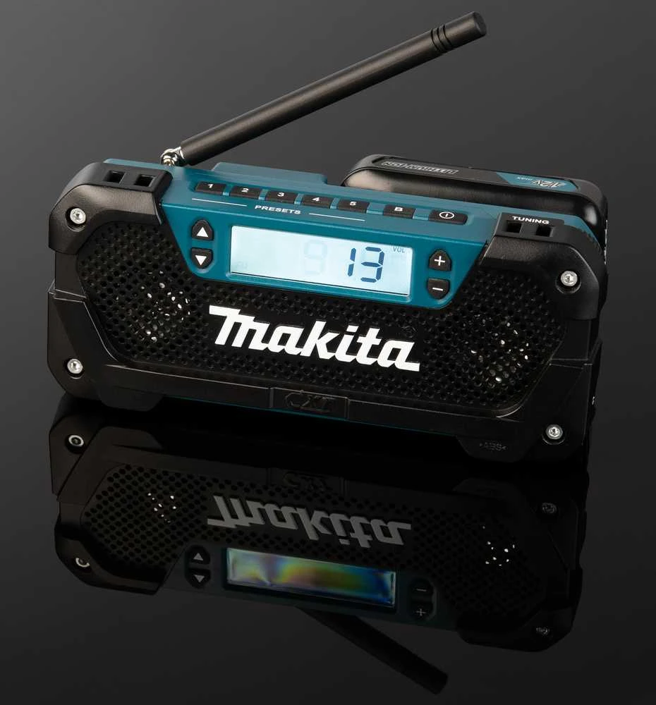 Makita radijas DEAMR052, 10,8V CXT, be akumuliatoriaus ir kroviklio