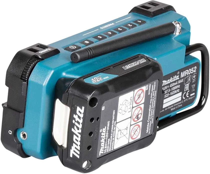 Makita radijas DEAMR052, 10,8V CXT, be akumuliatoriaus ir kroviklio