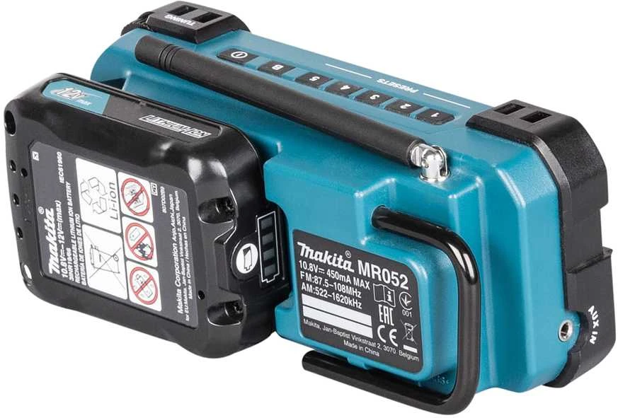 Makita radijas DEAMR052, 10,8V CXT, be akumuliatoriaus ir kroviklio