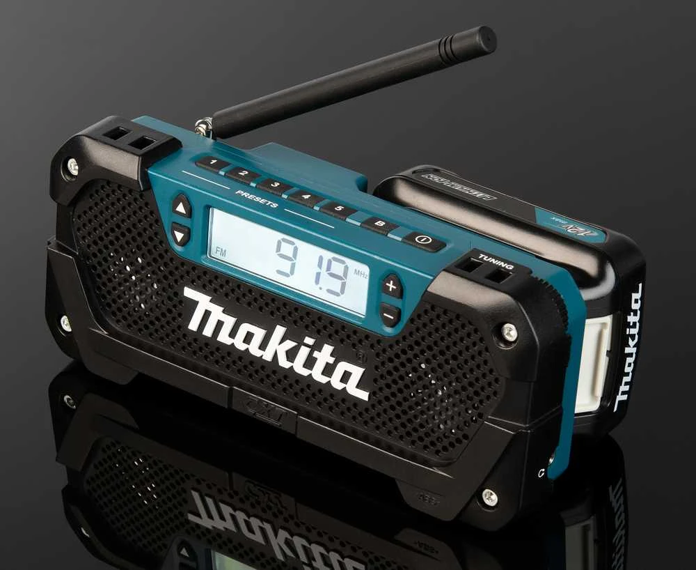 Makita radijas DEAMR052, 10,8V CXT, be akumuliatoriaus ir kroviklio
