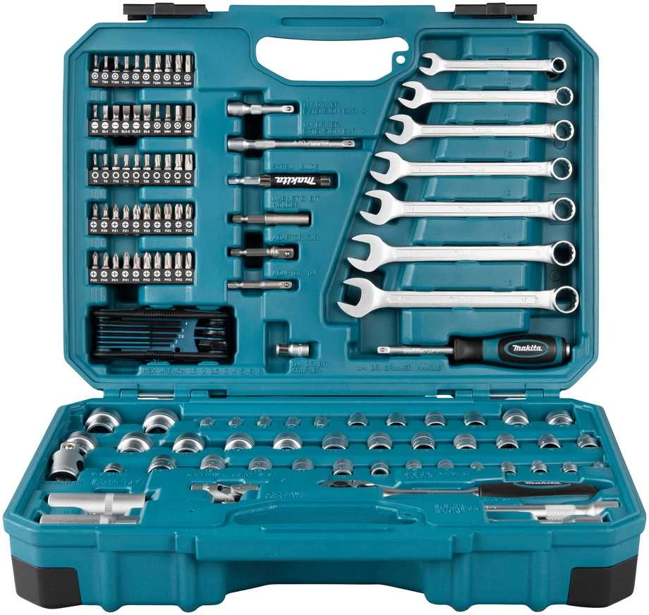 Makita rankinių įrankių rinkinys Makita E-06616 120 vnt.