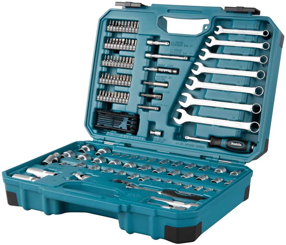 Makita rankinių įrankių rinkinys Makita E-06616 120 vnt.