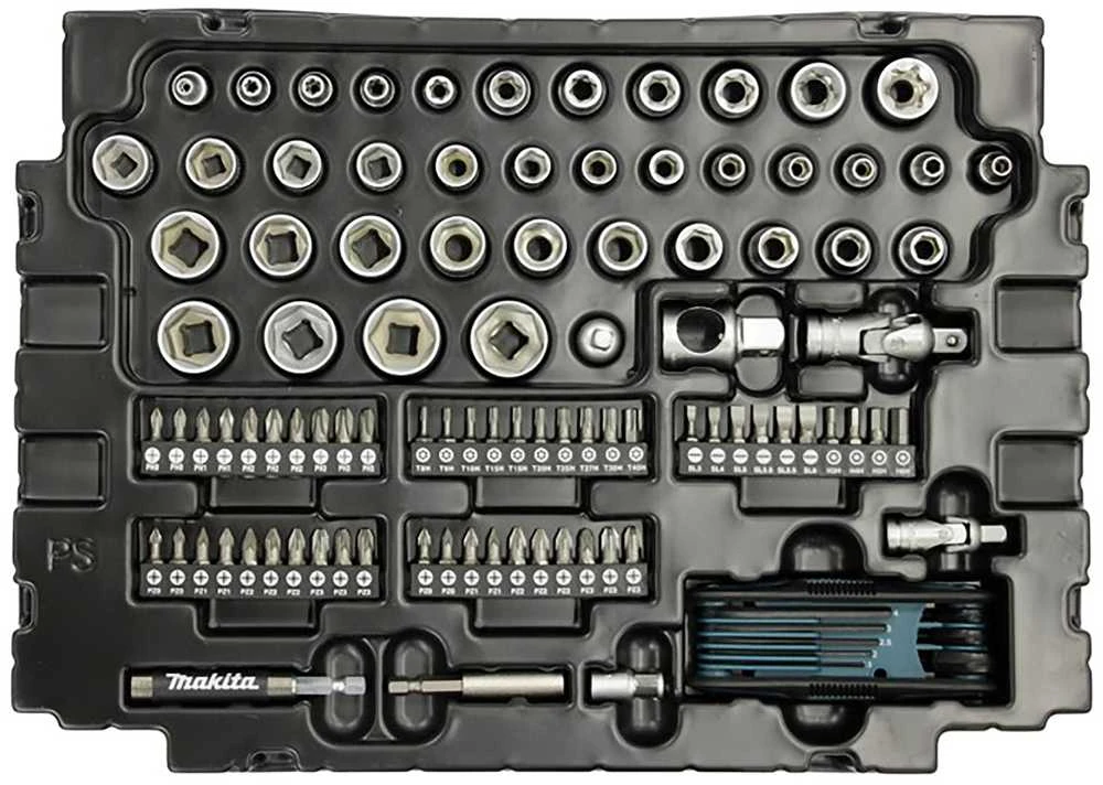 Makita RANKINIŲ ĮRANKIŲ RINKINYS (120VNT. ) E-08713
