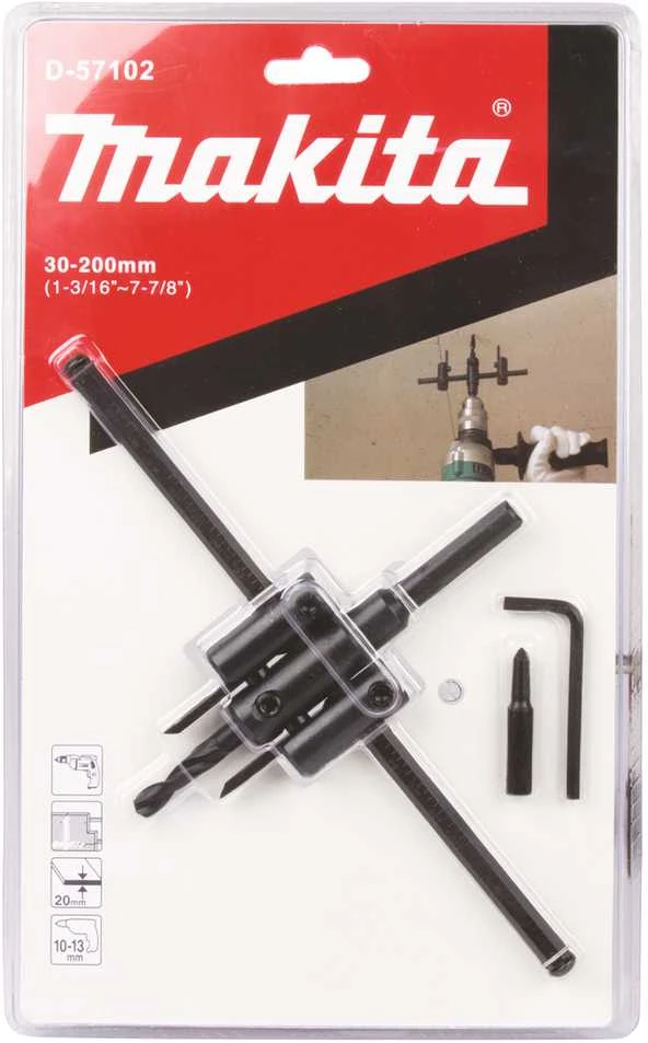 Makita Reguliuojamas grąžtas 30-200mm D-57102 30-200mm
