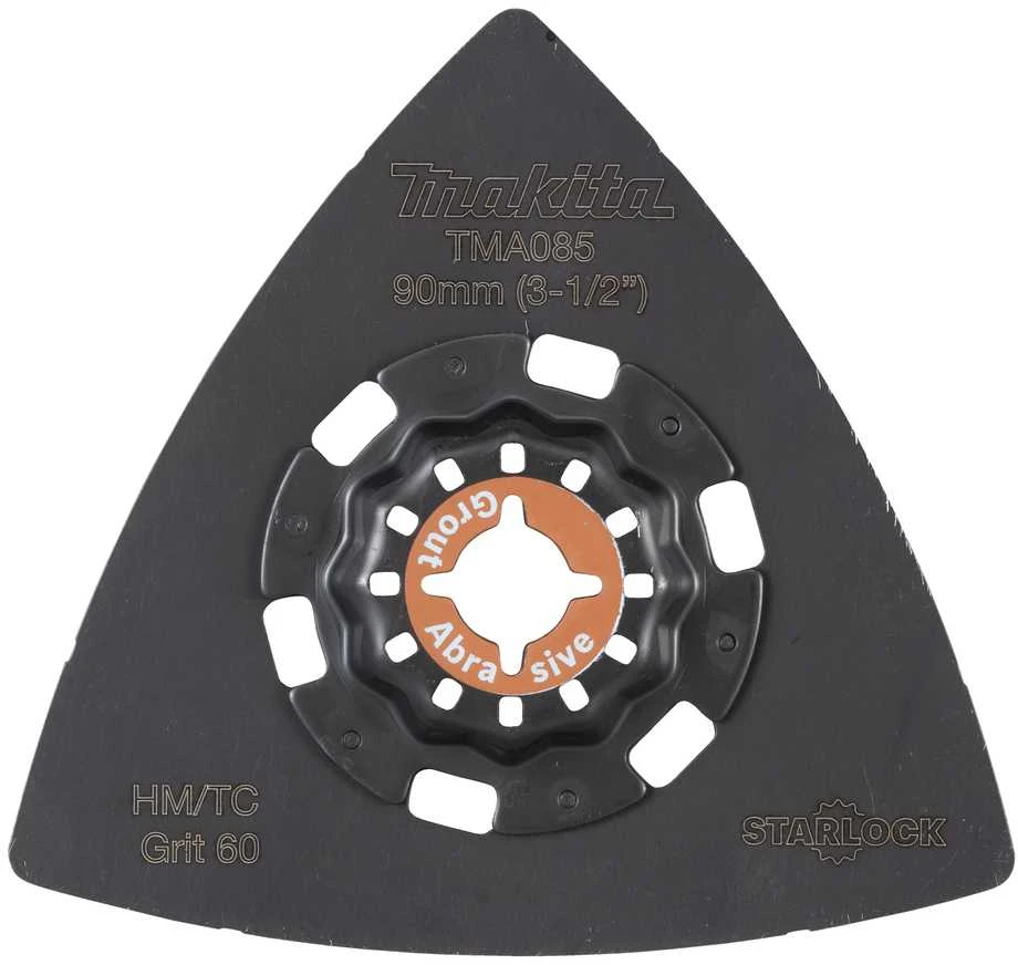 Makita RIFF šlifavimo plokštė 90 TMA085, TC/HM GRIT #60, STARLOCK B-69814