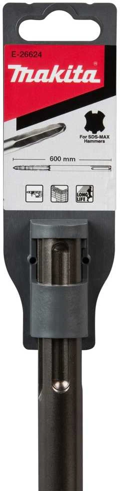 Makita SDS-MAX Kaltas 600mm PREMIUM E-26624 SDS-MAX • 600 mm • UŽSIGALANDANTIS
