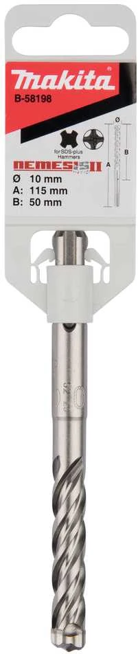 Makita SDS-PLUS Grąžtas 10x115mm NEMESIS 2 B-58198