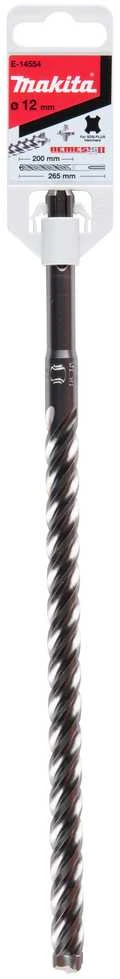 Makita SDS-PLUS Grąžtas 12x200/265mm NEMESIS 2 E-14554