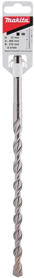Makita SDS-PLUS Gražtas 12x260mm B-47690