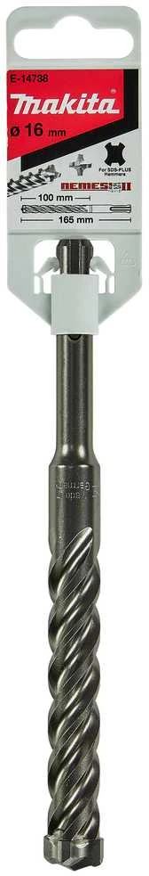 Makita SDS-PLUS Grąžtas 16x100/165mm NEMESIS 2 E-14738