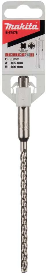 Makita SDS-PLUS Grąžtas 6x165mm NEMESIS 2 B-57978