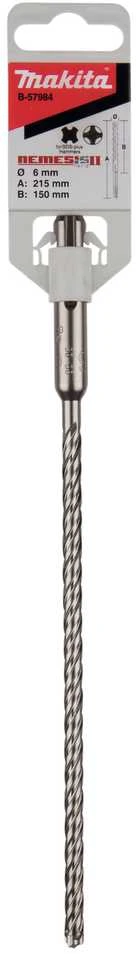 Makita SDS-PLUS Grąžtas 6x215mm NEMESIS 2 B-57984
