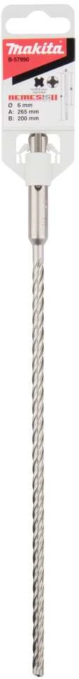 Makita SDS-PLUS Grąžtas 6x265mm NEMESIS 2 B-57990