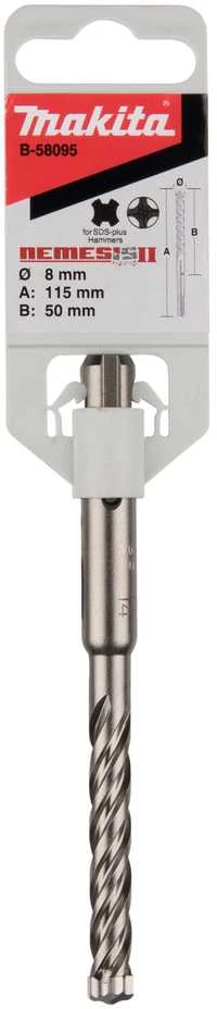 Makita SDS-PLUS Grąžtas 8x115mm NEMESIS 2 B-58095