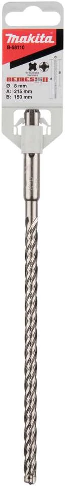 Makita SDS-PLUS Grąžtas 8x215mm NEMESIS 2 B-58110
