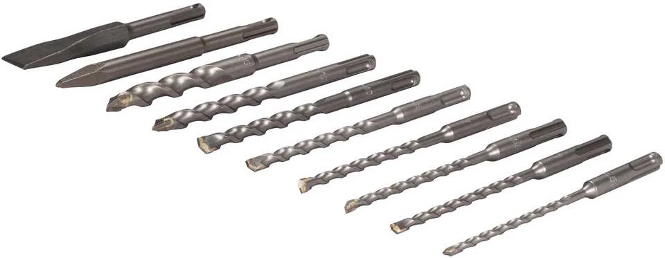 Grąžtas Makita SDS-PLUS grąžtų ir kaltų komplektas 10vnt. D-44971