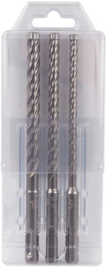 Grąžtas Makita SDS-PLUS Grąžtų Komplektas 3-vnt (6x165, 8x165, 10x165) NEMESIS 2 B-59075
