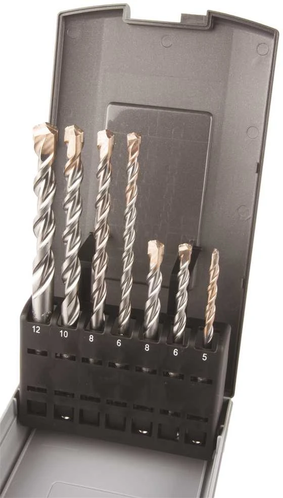 Makita B-49046 SDS+ Grąžtų betonui komplektas ( 5x110, 6x110, 6x160, 8x110, 8x160, 10x160, 12x160)