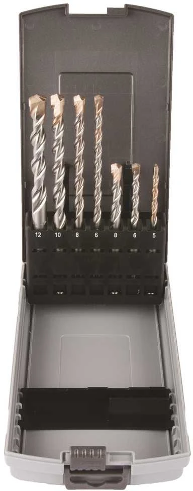 Makita B-49046 SDS+ Grąžtų betonui komplektas ( 5x110, 6x110, 6x160, 8x110, 8x160, 10x160, 12x160)
