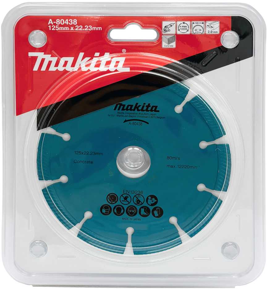 Makita Segmentinis 125MM betonui/akmeniui A-80438