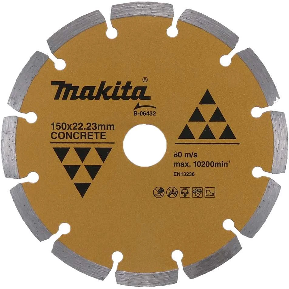 Makita Segmentinis 150MM eko. klase betonui B-06432