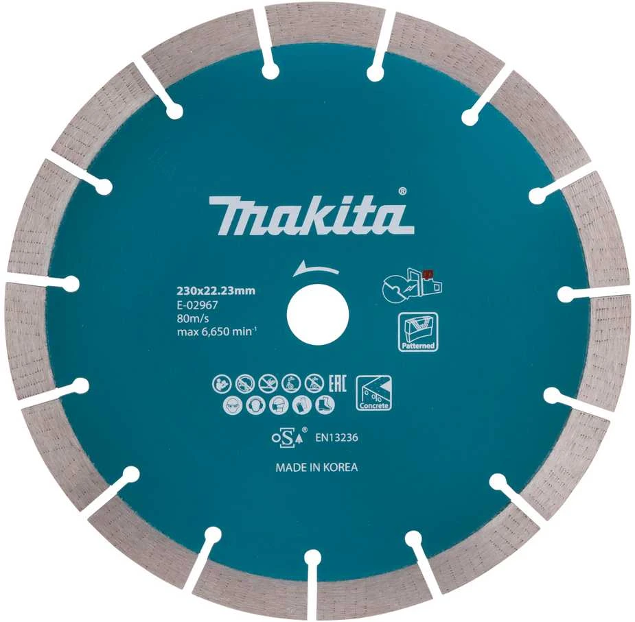 Makita Segmentinis 230MM eko. klasė betonui akumuliatoriniam pjaustytuvui E-02967