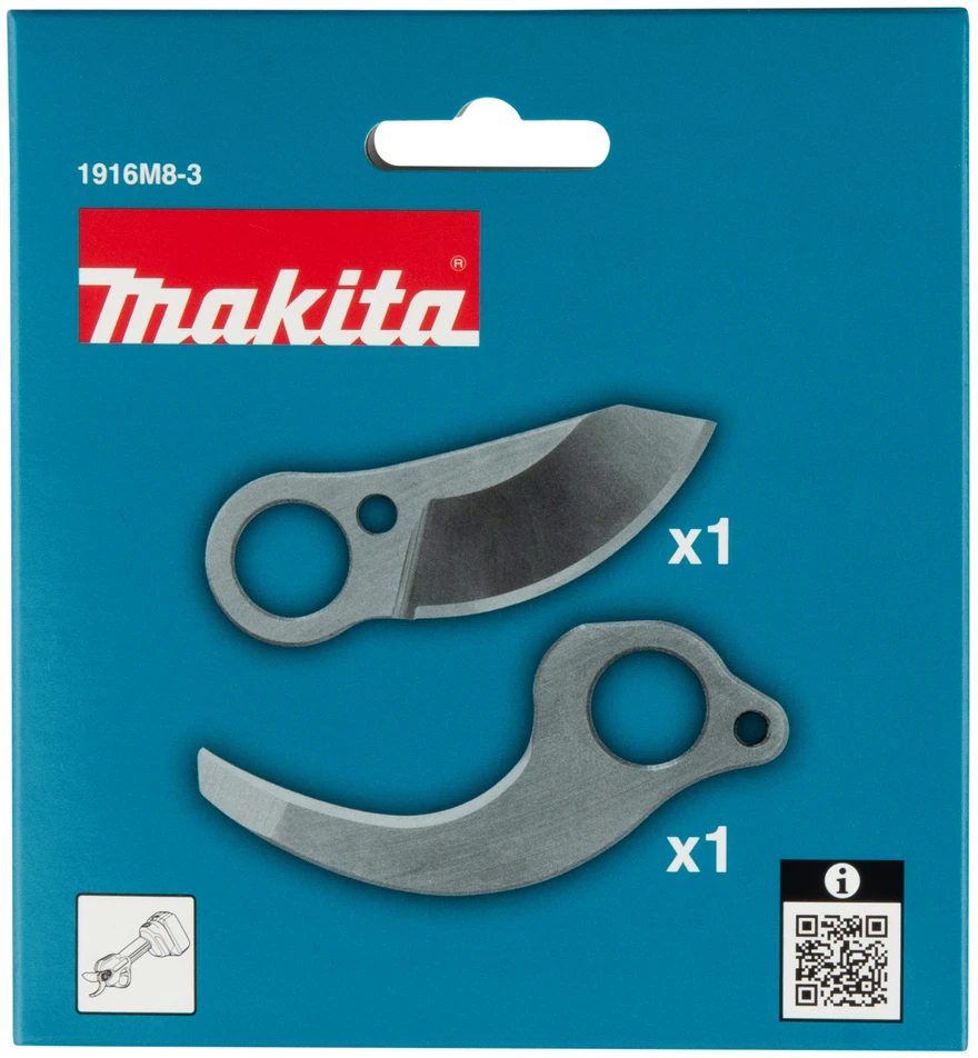 Makita Sekatoriaus ašmenys U/L – viršutiniai ir apatiniai, skirti sekatoriui DUP181 1916M8-3