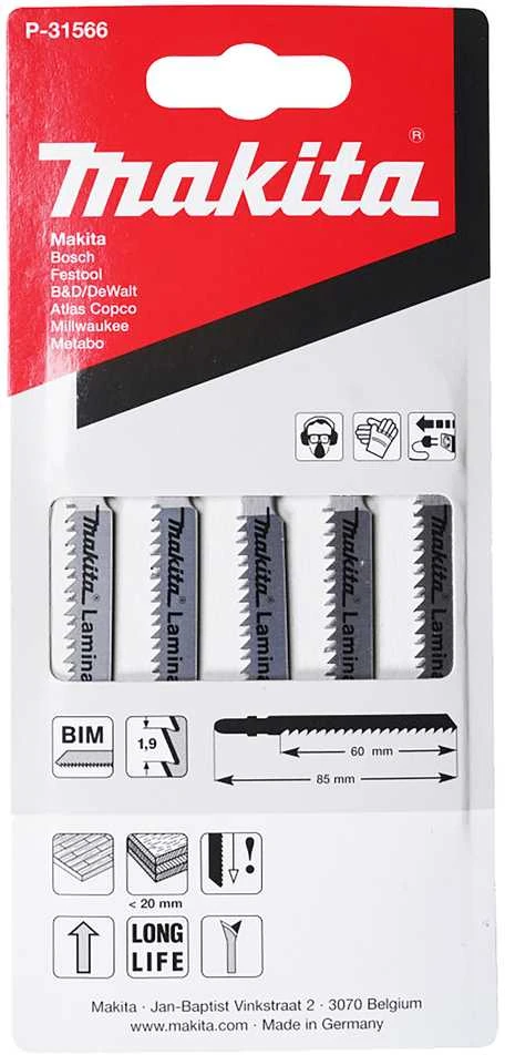 Makita Siaurapjūklio pjūkleliai BIM 1,9/60MM 5Vnt. P-31566