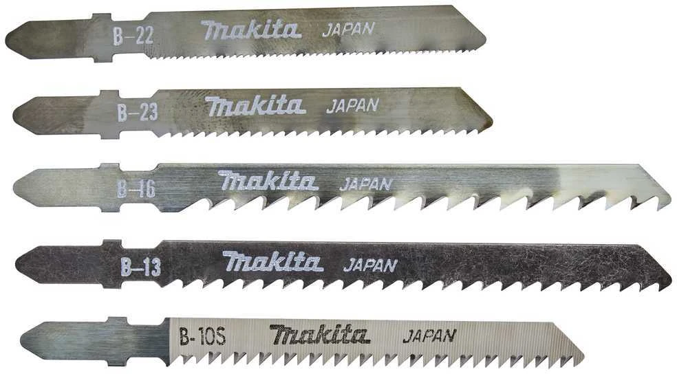 Makita Siaurapjūklio pjūkleliai komplektas 5-vnt (B-13, B-16, B-22, B-23, B-105) A-86898