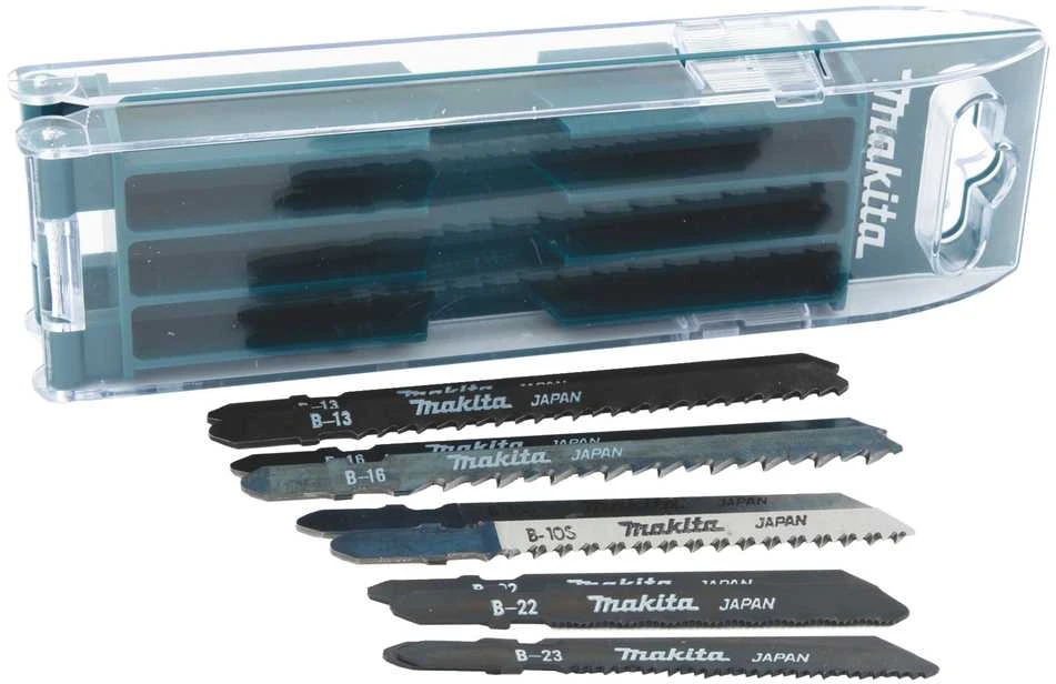 Makita B-44410 Siaurapjūklio pjūklelių komplektas 10 vnt (B-13, B-16, B-22, B-23, B-10S)