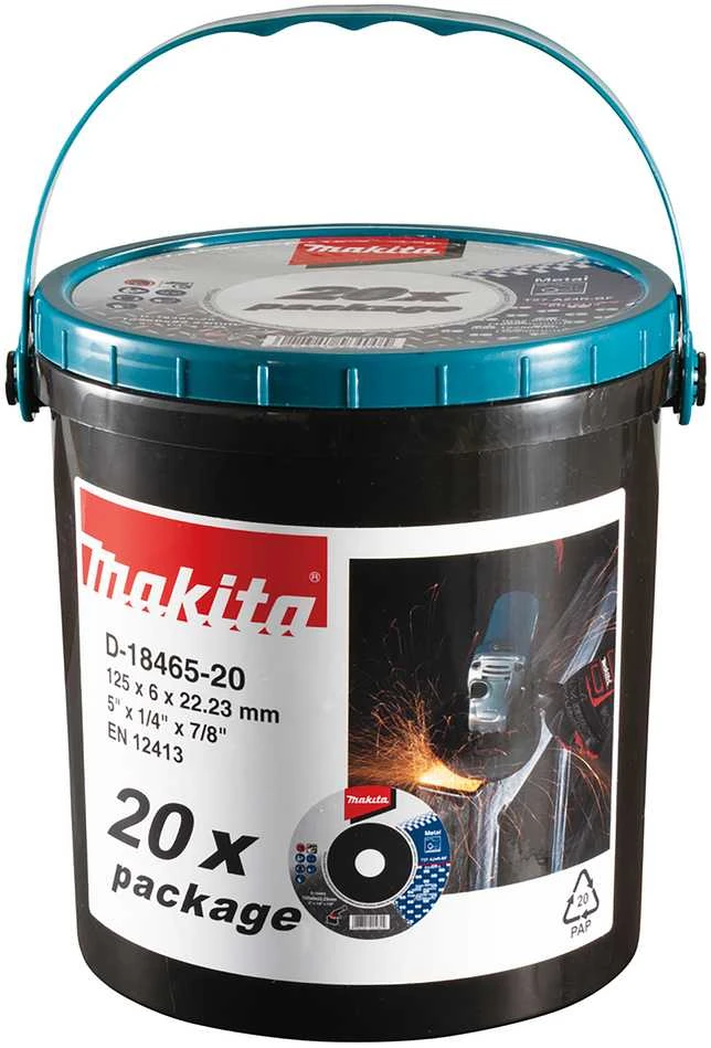 Makita Šlifavimo diskas 125X6 A24R Metalui D-18465
