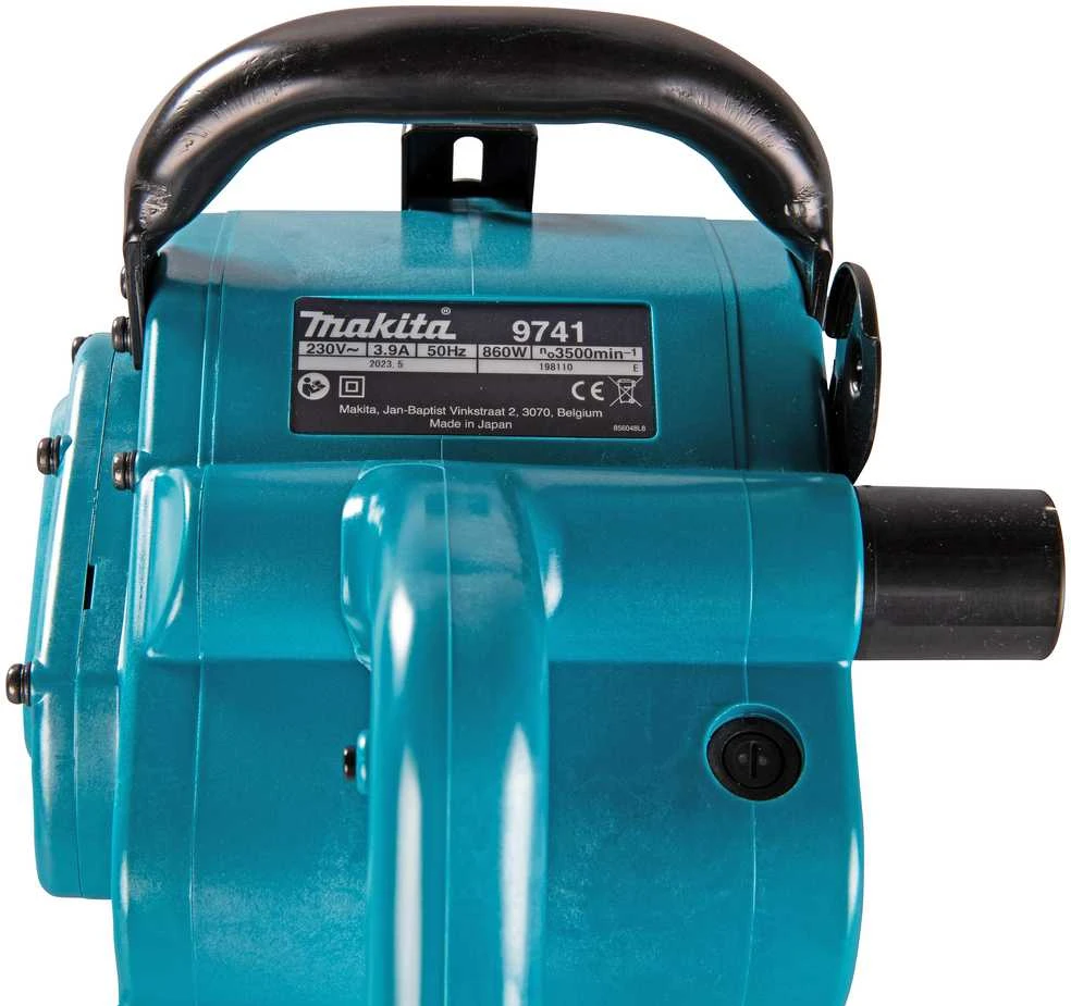 Makita 9741 satinavimo šlifavimo mašinėlė 860 W, 100 x 120 mm, 3500 min-1, 4,2 kg