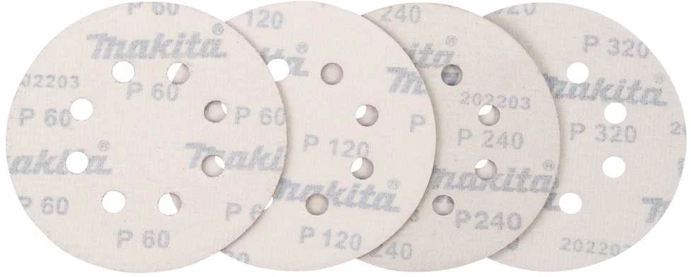 Makita Šlifavimo popierius 125 mm (20 vnt.) D-77229