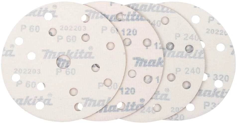 Makita Šlifavimo popierius 150 mm (20 vnt.) D-77235