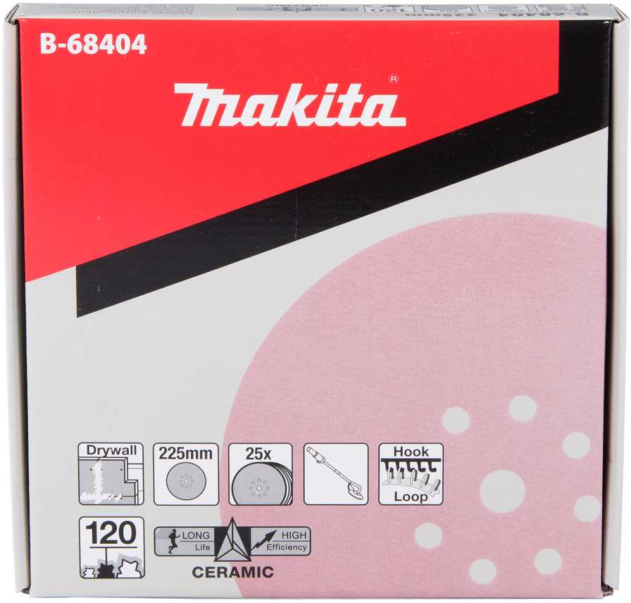 Makita Šlifavimo popierius 225MM K120 (10Vnt.) DSL800 B-68404
