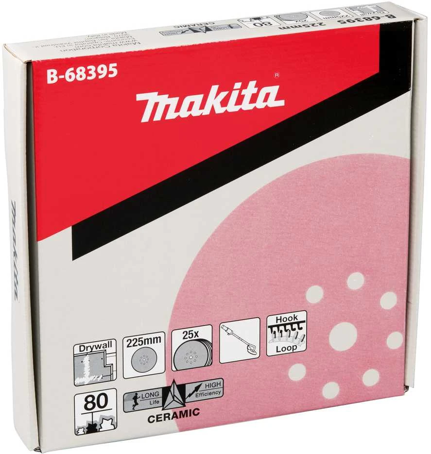 Makita Šlifavimo popierius 225MM K80 (10Vnt.) DSL800 B-68395