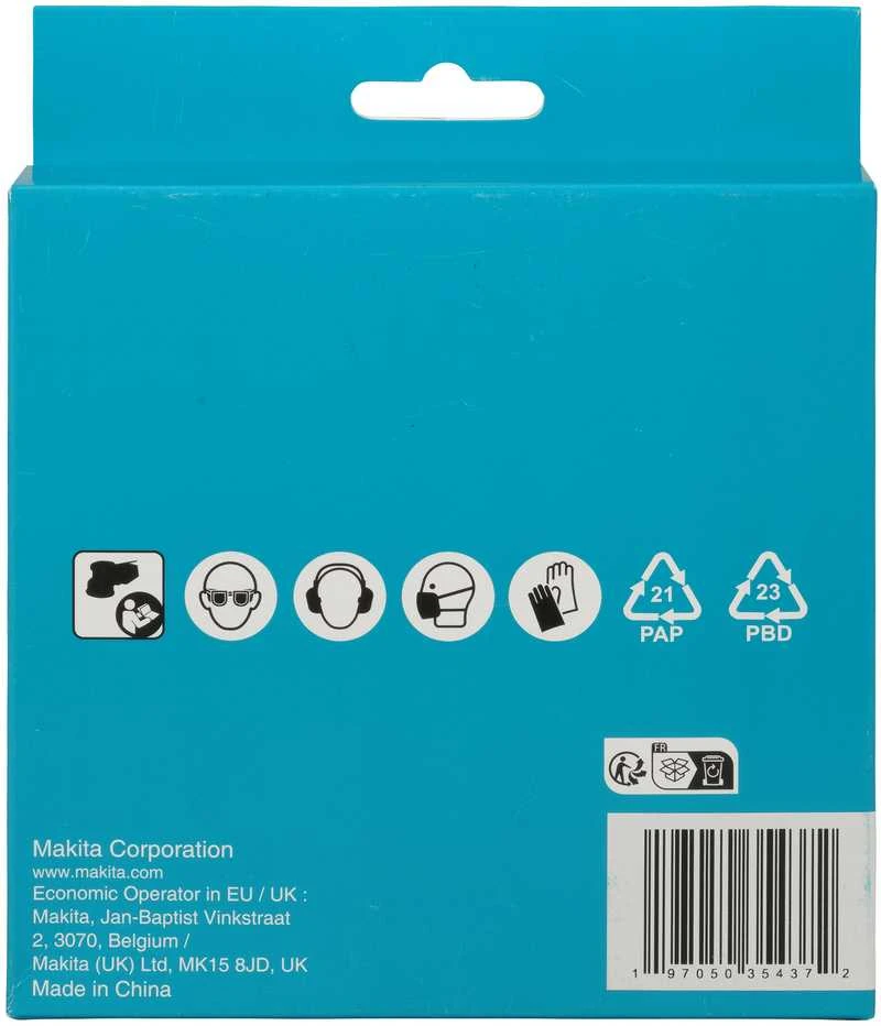 Makita Šlifavimo tinklelis φ125mm A180 (10Vnt.) D-78673