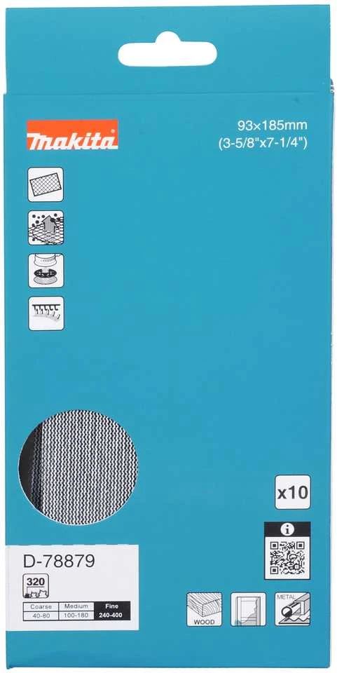 Makita Šlifavimo tinklelis 93x185mm A320, (10vnt.), BO007CG D-78879